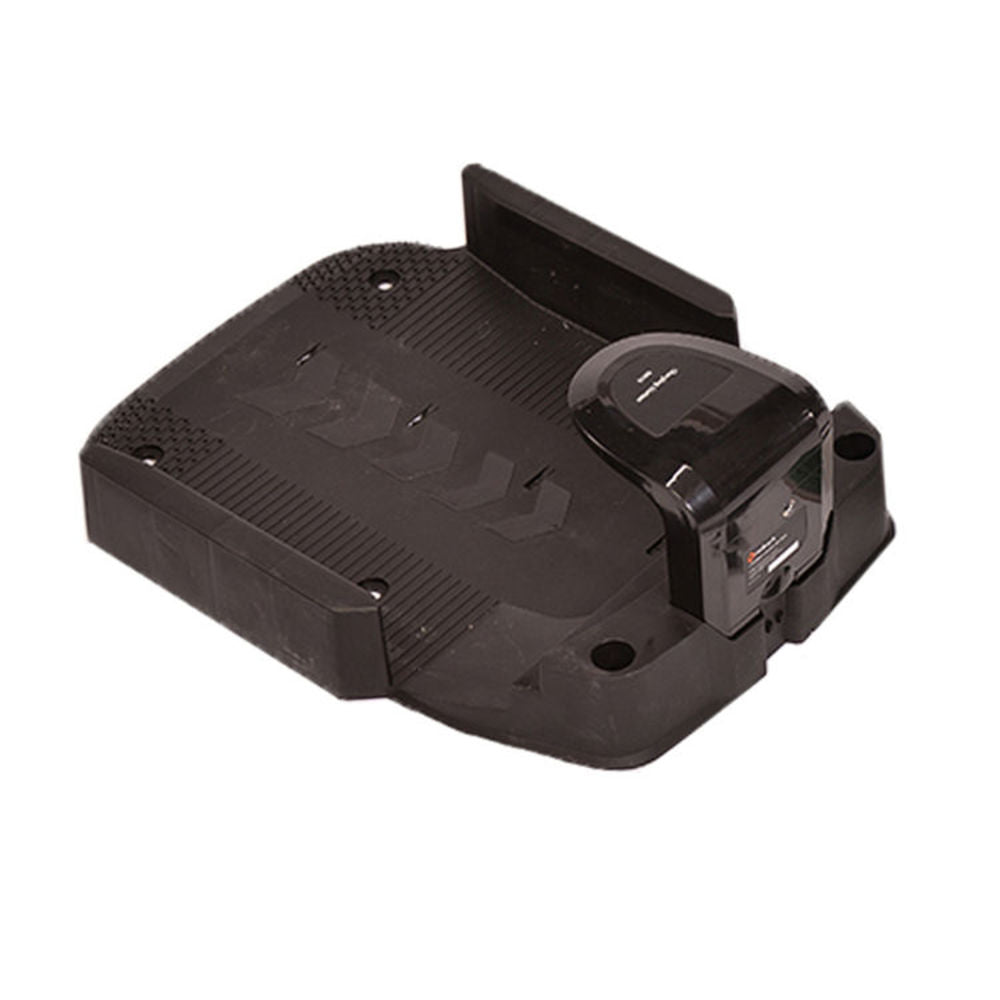 Front view of MowRo Docking Station for RM18 w- Install Kit