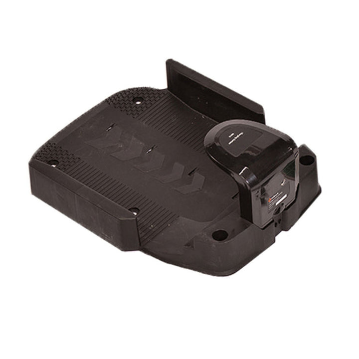 Front view of MowRo Docking Station for RM18 w- Install Kit