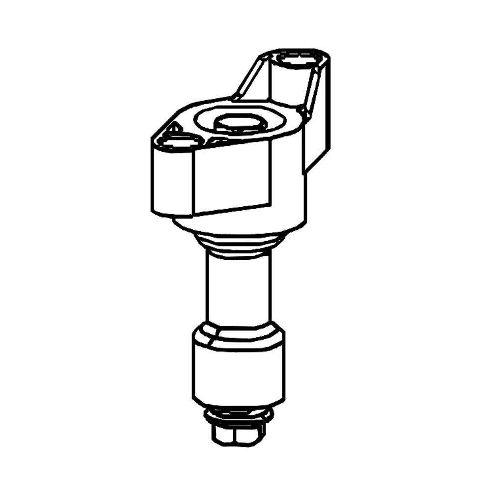 Angled view of MowRo Bumping Bracket Assembly 1 for RM24