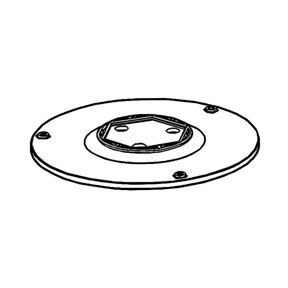 Angled view of blade disc assemly for RM18